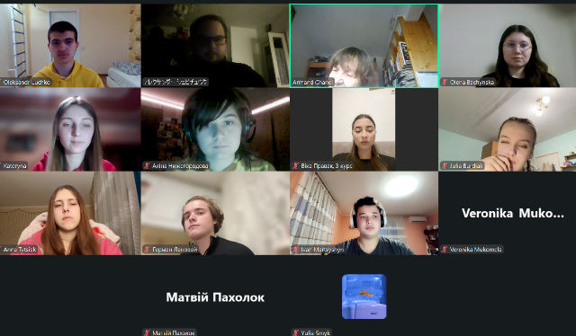 Учасники занять з носієм Едіт Гурв'є